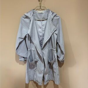 BE COOL Women's Light Gray/Purple Utility Jacket
